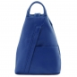 Preview: Leder-Rucksack Shanghai blau Preview: Leder-Rucksack Shanghai blau