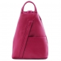 Preview: Leder-Rucksack Shanghai fuchsia Preview: Leder-Rucksack Shanghai fuchsia