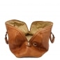 Preview: Leder Reisetasche Oslo Offen Preview: Leder Reisetasche Oslo Offen