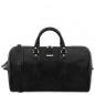 Preview: Leder Reisetasche Oslo Schwarz Preview: Leder Reisetasche Oslo Schwarz