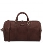 Preview: Leder Reisetasche Oslo Dunkelbraun Preview: Leder Reisetasche Oslo Dunkelbraun