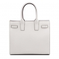 Preview: Leder-Handtasche Catherine weiß rückseite Preview: Leder-Handtasche Catherine weiß rückseite