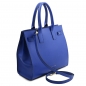 Preview: Leder-Handtasche Catherine blau Preview: Leder-Handtasche Catherine blau
