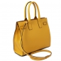 Preview: Leder-Handtasche Catherine gelb Preview: Leder-Handtasche Catherine gelb