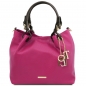 Preview: TL KeyLuck Leder-Handtasche fuchsia Preview: TL KeyLuck Leder-Handtasche fuchsia
