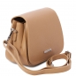 Preview: Leder-Schultertasche Jasmine seitenansicht Preview: Leder-Schultertasche Jasmine seitenansicht