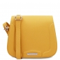 Preview: Leder-Schultertasche Jasmine Gelb Preview: Leder-Schultertasche Jasmine Gelb