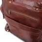 Preview: Leder Laptop-Rucksack Bangkok gross Trolleyschlaufe Preview: Leder Laptop-Rucksack Bangkok gross Trolleyschlaufe