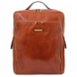 Preview: Leder Laptop-Rucksack Bangkok gross honig Preview: Leder Laptop-Rucksack Bangkok gross honig