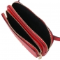 Preview: TL Bag Gürteltasche Leder rot interieur Preview: TL Bag Gürteltasche Leder rot interieur