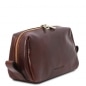 Preview: Leder Kulturtasche Owen Seitenansicht Preview: Leder Kulturtasche Owen Seitenansicht