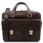 Preview: Leder Laptop-Businesstasche San Miniato Dunkelbraun Preview: Leder Laptop-Businesstasche San Miniato Dunkelbraun