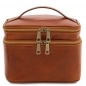 Preview: Leder Kulturtasche Eliot honig Preview: Leder Kulturtasche Eliot honig