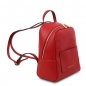Preview: TL Bag kleiner Leder-Rucksack rot seitenansicht Preview: TL Bag kleiner Leder-Rucksack rot seitenansicht