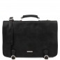 Preview: Leder Aktentasche Ancona schwarz Preview: Leder Aktentasche Ancona schwarz