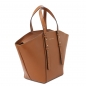 Preview: TL Bag Shopper Palmellato-Leder cognac Seitenansicht Preview: TL Bag Shopper Palmellato-Leder cognac Seitenansicht