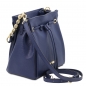 Preview: TL Bag Beuteltasche mit Schulterkette blau Preview: TL Bag Beuteltasche mit Schulterkette blau