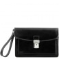 Preview: Tuscany Leather Leder Herrentasche Max mit Handschlaufe schwarz Preview: Tuscany Leather Leder Herrentasche Max mit Handschlaufe schwarz