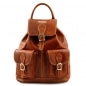 Preview: Leder Rucksack Tokyo honig Preview: Leder Rucksack Tokyo honig