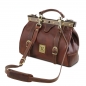 Mobile Preview: Tuscany Leather Doktortasche Monalisa Seitrenansicht