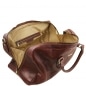 Preview: Leder Reisetasche Lisbona gross geöffnet Preview: Leder Reisetasche Lisbona gross geöffnet