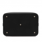 Preview: Beuteltasche "Minerva" Leder schwarz Boden Preview: Beuteltasche "Minerva" Leder schwarz Boden