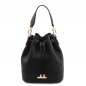 Preview: Beuteltasche aus Leder Seitenansicht Preview: Beuteltasche aus Leder Seitenansicht