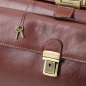 Preview: Tuscany Leather Doktortasche Bernini Leder braun Detail Preview: Tuscany Leather Doktortasche Bernini Leder braun Detail