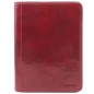 Preview: Leder Dokumentenmappe Lucio rot Preview: Leder Dokumentenmappe Lucio rot