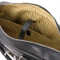 Preview: Leder Aktentasche Treviso Schwarz Laptopfach Preview: Leder Aktentasche Treviso Schwarz Laptopfach