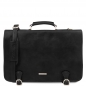 Preview: Leder Aktentasche Ancona schwarz Preview: Leder Aktentasche Ancona schwarz