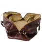 Preview: Exklusive TL Voyager Leder Reisetasche gross Seitenöffnung Preview: Exklusive TL Voyager Leder Reisetasche gross Seitenöffnung