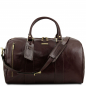 Preview: TL Voyager Leder Reisetasche Dunkelbraun Preview: TL Voyager Leder Reisetasche Dunkelbraun