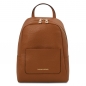 Preview: TL Bag kleiner Leder-Rucksack cognac Preview: TL Bag kleiner Leder-Rucksack cognac