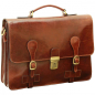 Preview: Old Angler Aktentasche Leder braun Preview: Old Angler Aktentasche Leder braun
