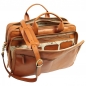 Preview: Old Angler Leder-Laptoptasche "Exclusiva" colonial interieur Preview: Old Angler Leder-Laptoptasche "Exclusiva" colonial interieur