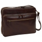 Preview: Old Angler Leder-Laptoptasche dunkelbraun Preview: Old Angler Leder-Laptoptasche dunkelbraun