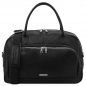 Preview: TL Voyager Reisetasche Leder Schwarz Preview: TL Voyager Reisetasche Leder Schwarz