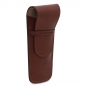 Mobile Preview: Tuscany Leather Stifte-Etui Leder BraunSeitenansicht