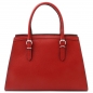Mobile Preview: TL Bag Leder-Handtasche TL142147 Rot Rückseite