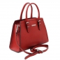Mobile Preview: TL Bag Leder-Handtasche TL142147 Rot Seitenansicht