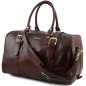 Preview: Kleine TL Voyager Leder Reisetasche Seitenansicht Preview: Kleine TL Voyager Leder Reisetasche Seitenansicht