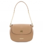 Preview: Schultertasche Fresia champagner front Preview: Schultertasche Fresia champagner front