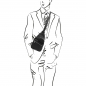 Preview: Unisex Brusttasche Albert outfit Preview: Unisex Brusttasche Albert outfit