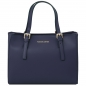 Preview: Tuscany Leather Handtasche Aura Leder Dunkelblau Preview: Tuscany Leather Handtasche Aura Leder Dunkelblau