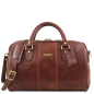 Preview: Leder Reisetasche Lisbona klein-Braun Preview: Leder Reisetasche Lisbona klein-Braun