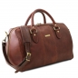 Preview: Leder Reisetasche Lisbona klein-Seitenansicht Preview: Leder Reisetasche Lisbona klein-Seitenansicht
