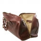 Preview: Leder Reisetasche Lisbona klein-interieur