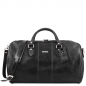 Preview: Leder Reisetasche Lisbona gross Schwarz Preview: Leder Reisetasche Lisbona gross Schwarz
