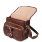 Preview: Tuscany Leather Schultertasche Leder braun Alessia Front